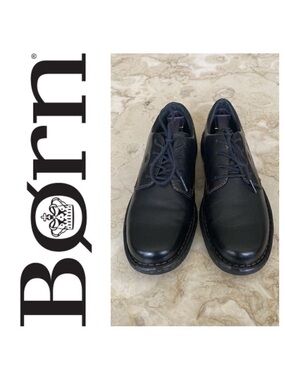 Born Leather Oxford Lace Up Derby Shoes